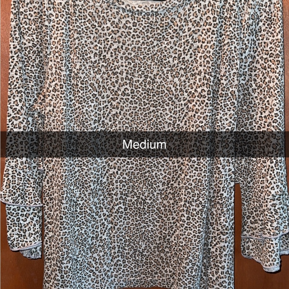 Leopard Print Women's Top